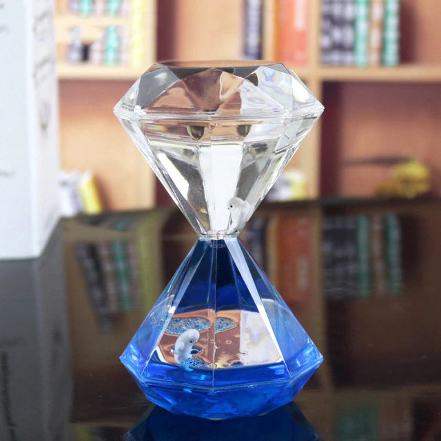 Sablier Liquide Bleu